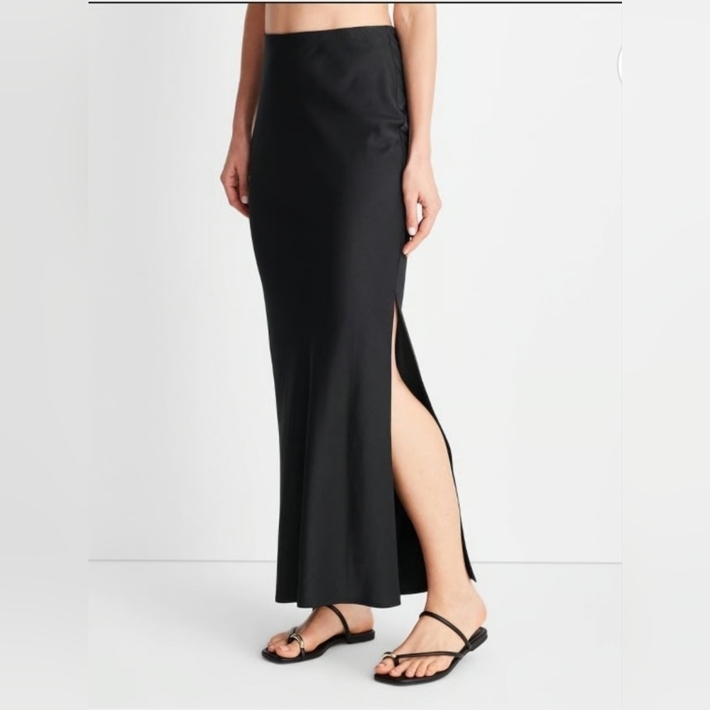 Women's Column Slip Maxi Skirt Future Collective Jenny K. Lopez, Black, Size 18